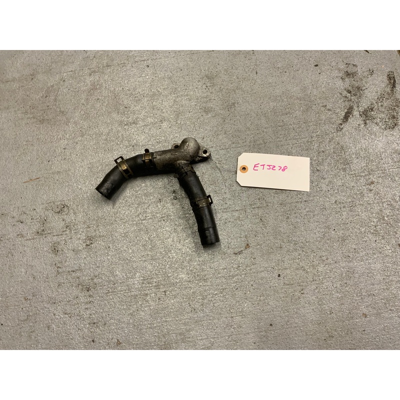 Goodridge 9in Universal Brake Line Assembly w/SS Fittings & Clear Hose