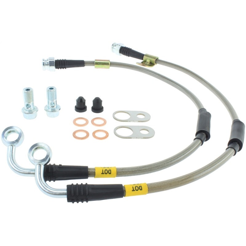 Goodridge 99-03 Aprilia SL1000 Falco Black Race Front SS Brake Lines