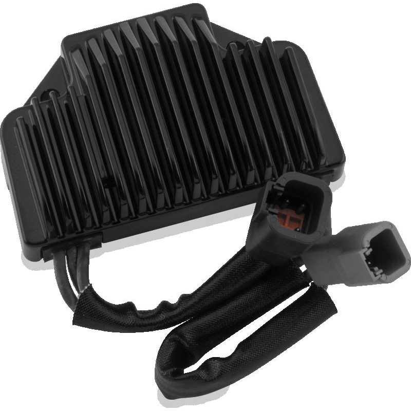 Goodridge 18-23 Harley-Davidson FLDE/FLFB/S (w/ABS) Black Front Brake Line w/Black Fitting