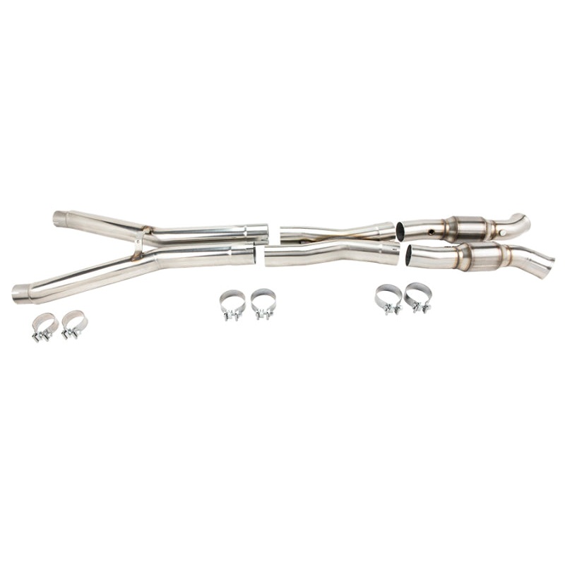 Goodridge 15-17 Harley-Davidson FLSTF/FXSB (w/ABS) Black Front Brake Line w/Clear Fitting