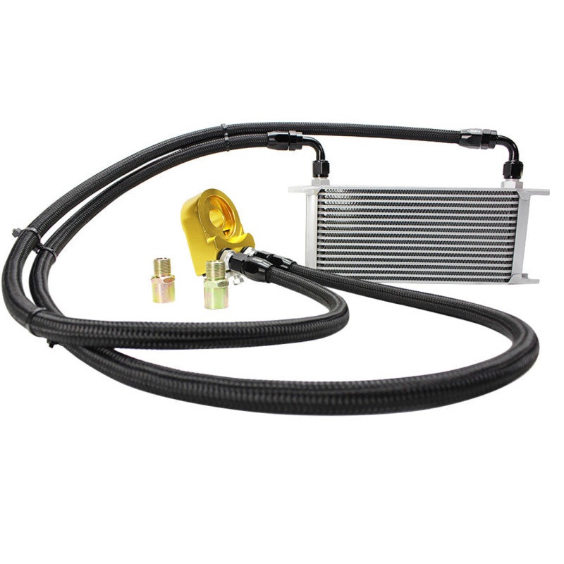 Goodridge 17-20 HD-FLH Multi Model Black Clutch Line w/Clear Fitting