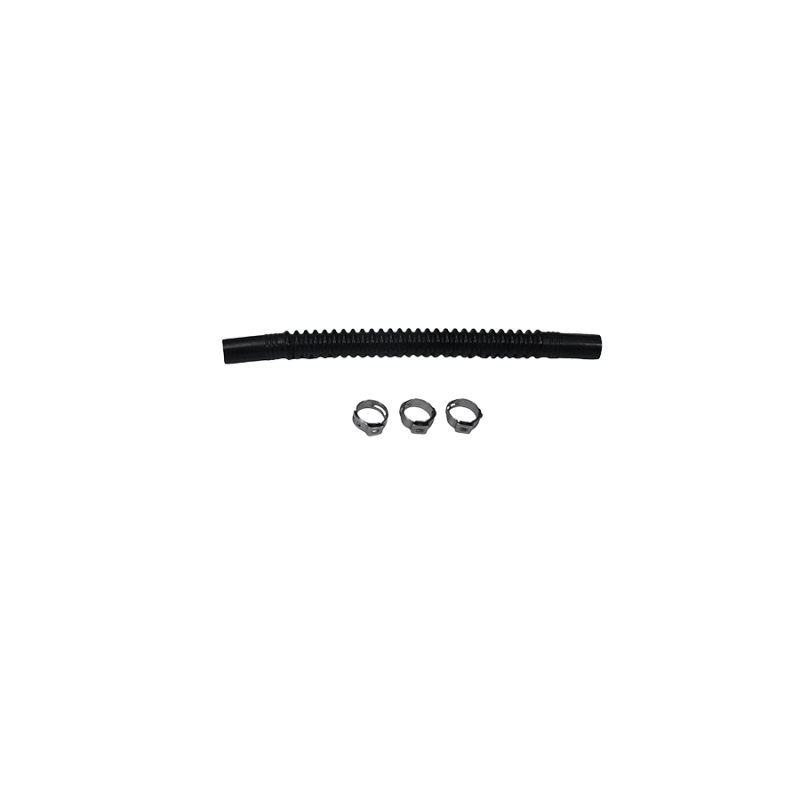 Goodridge 56in Universal Clutch Line w/Black Zinc Fittings & Black Hose – 90Deg Banjo w/AN3 Fitting
