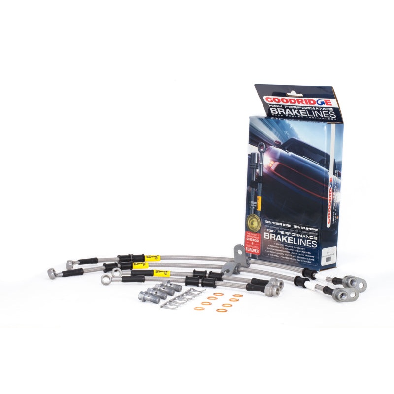 Goodridge Moto Guzzi Le Mans MK2 & MK3 Front & Rear Carbon Brake Lines