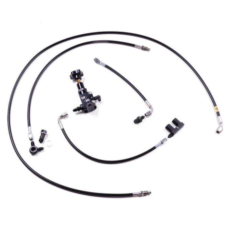 Goodridge 87-88 Yamaha FZR1000 Genesis Electric Blue Clutch Lines